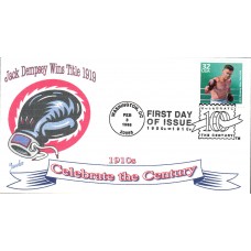 #3183m Jack Dempsey Juvelar FDC