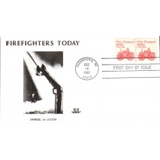 #1908 Fire Pumper 1860s PNC JWL FDC