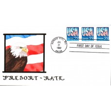 #2606 USA - Flag EFO PNC KAH FDC