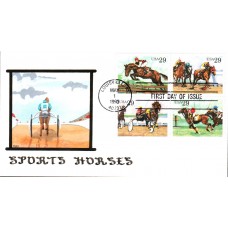 #2756-59 Sporting Horses KAH FDC