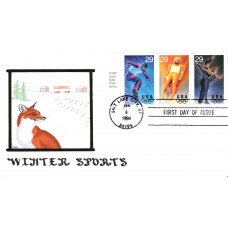 #2807-11 Winter Olympics KAH FDC