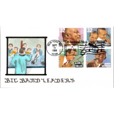 #3096-99 Big Band Leaders KAH FDC