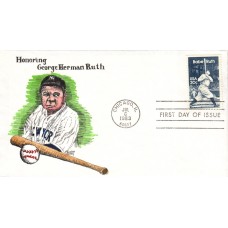 #2046 Babe Ruth Karen's FDC