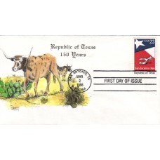 #2204 Republic of Texas Karen's FDC