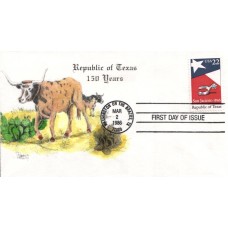 #2204 Republic of Texas Karen's FDC