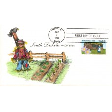 #2416 South Dakota Statehood Karen's FDC