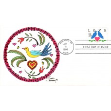 #2440 Love - Birds Karen's FDC