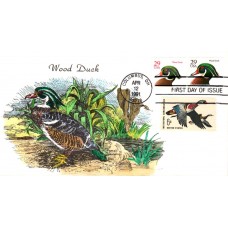 #2484-85 Wood Duck Combo Karen's FDC