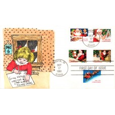 #2581-85 Santa Claus Karen's FDC