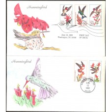 #2642-46 Hummingbirds Karen's FDC Set