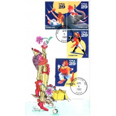 #2750-53 Circus Karen's FDC