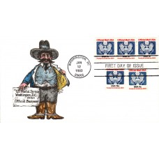 #O127-29 Official - Eagle Karen's FDC