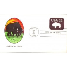 #U608 American Bison Karen's FDC