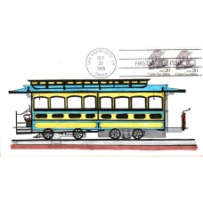 #2263 Cable Car 1880s Karoline's FDC