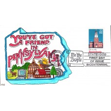 #2337 Pennsylvania Statehood Karoline's FDC