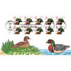 #2485 Wood Duck Karoline's FDC