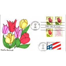 #2517//22 F - Tulip Karoline's FDC