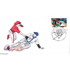 #2619 Olympic Baseball Karoline's FDC