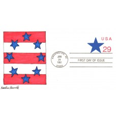 #U619 USA - Star Karoline's FDC