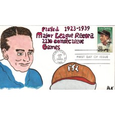 #2417 Lou Gehrig Keane FDC