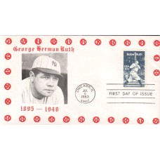 #2046 Babe Ruth Kenick FDC