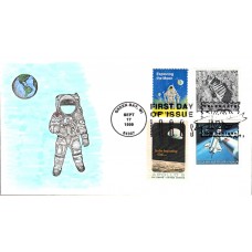 #3188c Man Walks on the Moon Combo King FDC