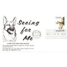 #1787 Seeing Eye Dog KMC FDC