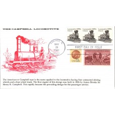 #1897A Locomotive 1870s Combo KMC FDC