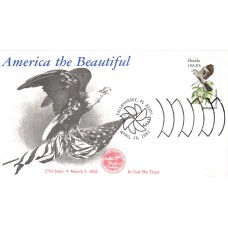 #1961 Florida Birds - Flowers KMC FDC