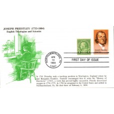 #2038 Joseph Priestley Combo KMC FDC