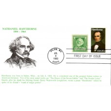 #2047 Nathaniel Hawthorne Combo KMC FDC