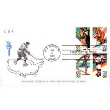 #2067-70 Winter Olympics KMC FDC