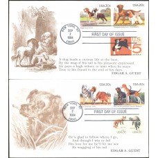 #2098-2101 Dogs Combo KMC FDC Set