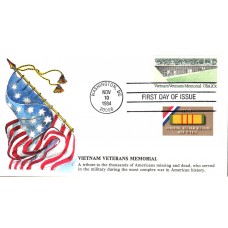 #2109 Vietnam Veterans Memorial Combo KMC FDC