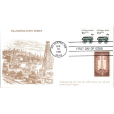 #2130 Oil Wagon 1890s Combo KMC FDC