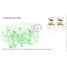 #2133 Pushcart 1880s KMC FDC