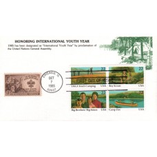 #2160-63 Youth Organizations Combo KMC FDC