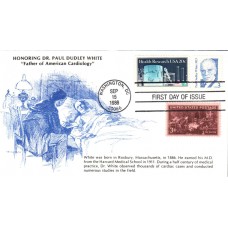 #2170 Paul Dudley White MD Combo KMC FDC