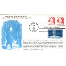 #2176 Julia Ward Howe Combo KMC FDC