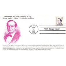 #2195 William Jennings Bryan KMC FDC