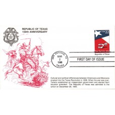 #2204 Republic of Texas KMC FDC