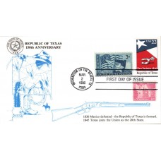 #2204 Republic of Texas Combo KMC FDC