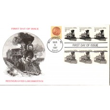 #2226 Locomotive 1870s Combo KMC FDC