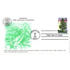 #2246 Michigan Statehood KMC FDC