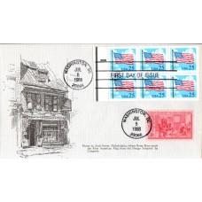 #2285A Flag and Clouds Combo KMC FDC