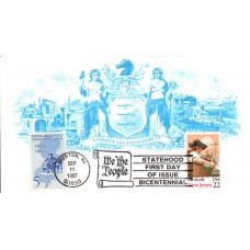 #2338 New Jersey Statehood Combo KMC FDC