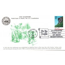 #2344 New Hampshire Statehood KMC FDC