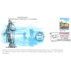 #2348 Rhode Island Statehood KMC FDC