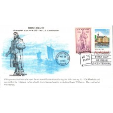 #2348 Rhode Island Statehood Combo KMC FDC