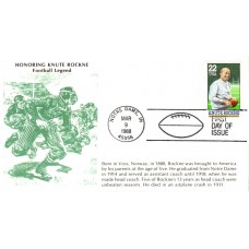 #2376 Knute Rockne KMC FDC